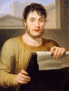 Giuseppe Guizzardi in antieke kleding