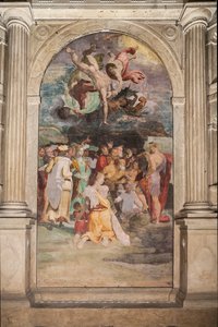 Johannes de Doper die mensen doopt, Poggi Kapel