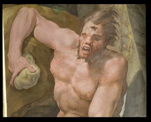 De Odyssee, detail van Polythemus, 1554-56