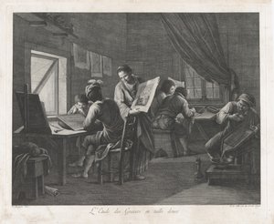 De Drukkerij, 1750-1800 door Pellegrino dal Colle