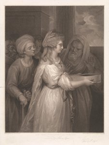 Mevrouw Seaforth als Tuccia - De Vestaalse Maagd door Peltro W. Tomkins
