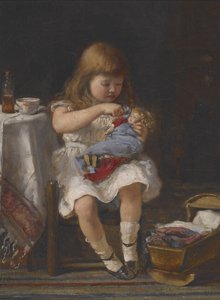 Een bezorgde moeder door Percival de Luce