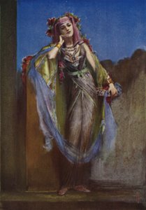 Een Egyptische danseres door Percy Anderson