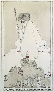 Illustratie voor gedicht Adonais, Elegie op de dood van John Keats door Percy Bysshe Shelley