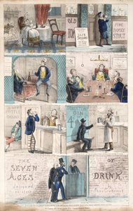 De Zeven Leeftijden van Drinken, uitgegeven ca. 1872