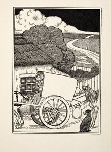 Een dragershond, uit Honderd anekdotes van dieren, pub. 1924