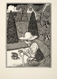Een Trouwe Metgezel, uit Honderd Anekdotes van Dieren, uitgegeven 1924 door Percy J. Billingshurst