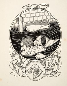 Een Edelmoedige Wraak, uit Honderd Anekdotes van Dieren, uitgegeven 1924 door Percy J. Billingshurst