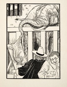 Een Gevoel van Belachelijkheid, uit Honderd Anekdotes van Dieren, uitgegeven 1924 door Percy J. Billingshurst