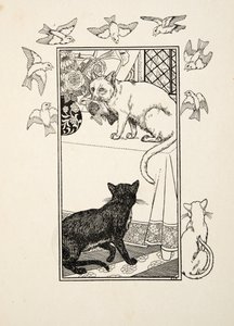 Een bijzondere tussenkomst, uit Honderd anekdotes van dieren, uitgegeven 1924