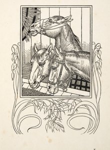 De ouderen helpen, uit Honderd anekdotes van dieren, pub. 1924