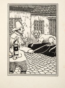 Onverzettelijke trouw, uit Honderd anekdotes van dieren, pub. 1924 door Percy J. Billingshurst