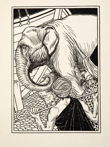 Edele volharding, uit Honderd anekdotes van dieren, pub. 1924 door Percy J. Billingshurst