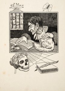 Sonnini en zijn kat, uit Honderd anekdotes van dieren, pub. 1924 door Percy J. Billingshurst