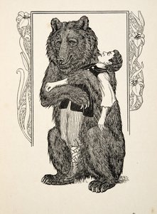 De Beer en het Kind, uit Honderd Anekdotes van Dieren, uitgegeven 1924 door Percy J. Billingshurst