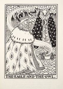 De Adelaar en de Uil, uit Fontaine Fabels, uitgegeven 1905