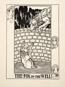 De vos in de put, uit Honderd fabels van Aesopus, uitgegeven 1903