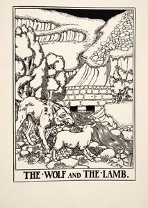 De wolf en het lam, uit Honderd fabels van Aesopus