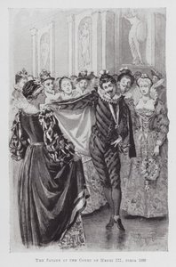 Dansen: De Pavane aan het hof van Henri III, circa 1580 door Percy Macquoid