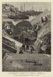 Onze visserij-industrieën: Drift-net vissen op pelserds voor de kust van Cornwall door Percy Robert Craft