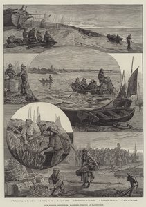 Onze visserij-industrieën, makreelvissen in Eastbourne (gravure) door Percy Robert Craft