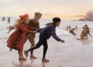 Kinderen Schaatsen
