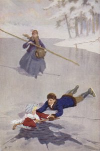 Illustratie voor Little Women door Louis M Alcott door Percy Tarrant