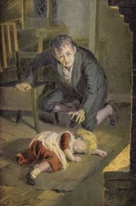 Illustratie voor Silas Marner door George Eliot door Percy Tarrant
