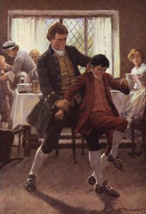 Illustratie voor Wuthering Heights door Emily Bronte door Percy Tarrant