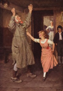 Illustratie voor Wuthering Heights door Emily Bronte door Percy Tarrant