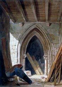 Crypte van St. Anne, Blackfriars, City of London, 1854