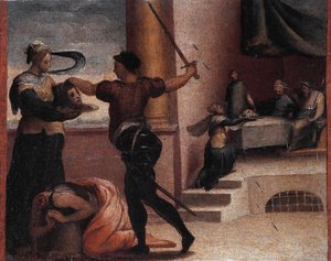 Salome en de onthoofde St. Johannes de Doper