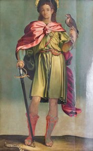 San Giuliano de Ziekenhuisgast door Perino del (1501 47) Vaga
