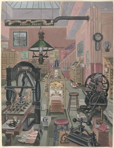 Drukkerij, 1870