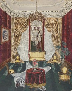 Stadswoning Salon, 1869 door Perkins Harnly