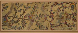 Engel tapijtfragment door Persian School