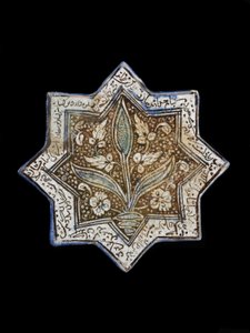 Achtpuntige stertegel, Sultanabad, Iran, Il-Khanid-dynastie