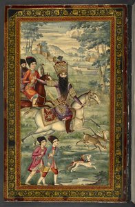 Portret van Fath-Ali Shah Qajar, 