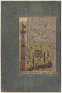 Man bovenop een minaret, c.1417-18