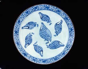 Patrijs schaal, Iran, Safavidische periode, 18e eeuw