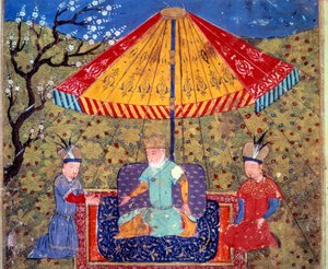 Voorstelling van de Mongoolse keizer Dzjengis Khan