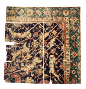 Tabriz medaillon tapijtfragment, Noordwest-Perzië, midden 16e eeuw door Persian School