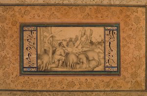 De Verloren Zoon, c.1600 door Persian School