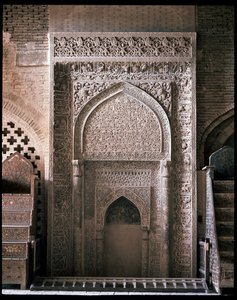 Uitzicht op de mehrab door Persian School