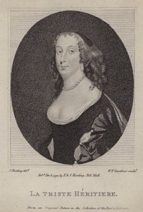 La Triste Heritiere, Anne St John, gravin van Rochester (gravure)