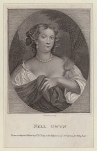 Nell Gwyn, minnares van koning Karel II door Peter (after) Lely