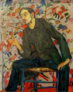 Portret van de schilder Conrad Felixmüller