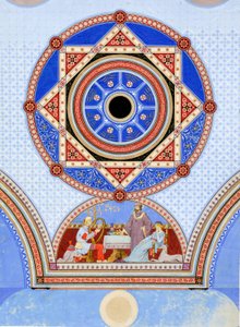 Ottawa Opera House, Ottawa, Illinois, muursjabloonontwerp door Peter Bonnett Wight