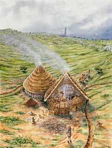 Brean Down, c3200-600 v.Chr., c1990-2010 door Peter Dunn