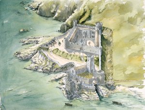 Dartmouth Castle, ca. 1550, ca. 1990-2010 door Peter Dunn